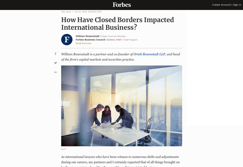 How Have Closed Borders Impacted International Business?